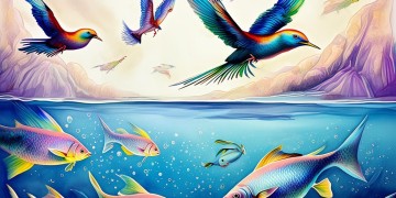 哪首歌讲述了飞鸟与鱼的故事？